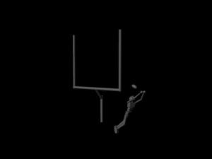 Too bad that dude looked boring so I made him catch a football