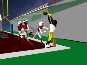 Hey! So I finally added some color and some textures, and dudes' got helmets, and I created multiple camera angles too